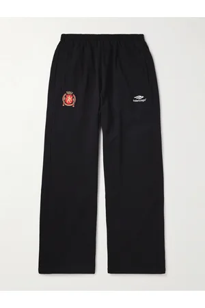 Balenciaga Weit geschnittene Jogginghose aus Baumwoll-Jersey mit Logostickereien - Men - - XL