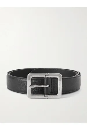 Saint Laurent Gürtel aus vollnarbigem Leder, 3 cm - Men - - EU 105