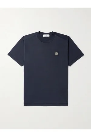 Stone Island T-Shirt aus Baumwoll-Jersey mit Logoapplikation - Men - - XXL