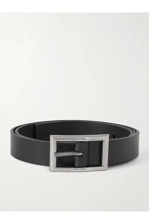 Saint Laurent Gürtel aus Leder, 3 cm - Men - - EU 90