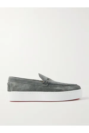 Christian Louboutin Paqueboat Pennyloafers aus Veloursleder - Men - - EU 45