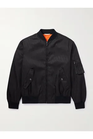 VALENTINO GARAVANI Toile Iconograph Bomberjacke aus Shell mit Jacquard-Logomuster - Men - - IT 48