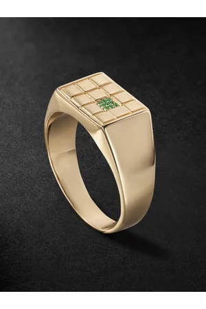 PATTARAPHAN Chata Ring aus 14 Karat mit Smaragden - Men - - 63