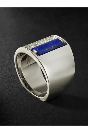 Suzanne Kalan Ring aus 18 Karat Weißgold mit Lapislazuli und Diamanten - Men - - 11