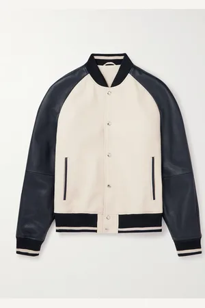 Mr P. Collegejacke aus vollnarbigem Leder - Men - - M