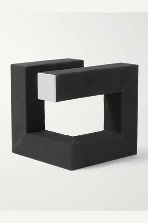 Charles Simon Hudson 3 Uhrenständer aus Nubukleder und Aluminium - Men