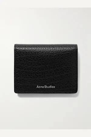 Acne Studios Aufklappbares Kartenetui aus vollnarbigem Leder - Men