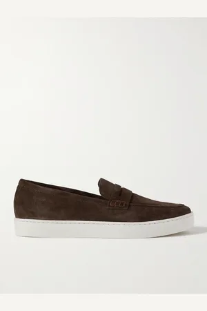 Manolo Blahnik Ellis Pennyloafers aus Veloursleder - Men - - UK 6