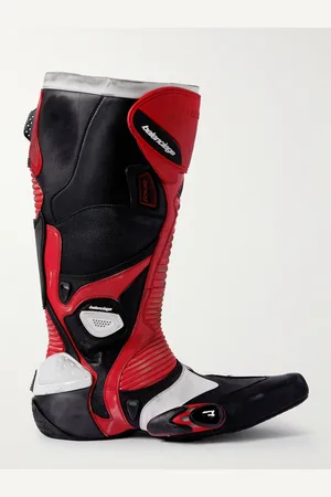 Balenciaga Stiefel aus Leder und Gummi in Distressed-Optik - Men - - EU 43