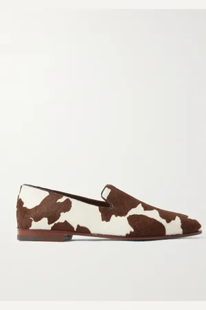 Manolo Blahnik Mario Loafers aus Kalbshaar mit Kuhprint - Men - - UK 6