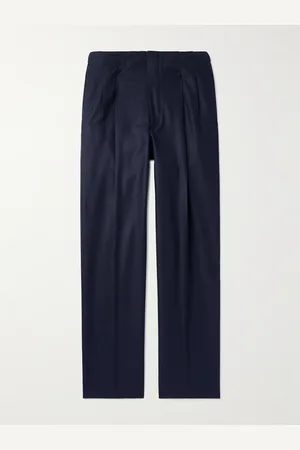 Loro Piana Joetsu gerade geschnittene Hose aus einer Woll-Kaschmirmischung mit Falten - Men - - IT 56