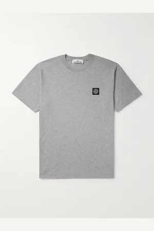 Stone Island T-Shirt aus Baumwoll-Jersey mit Logoapplikation - Men - - S