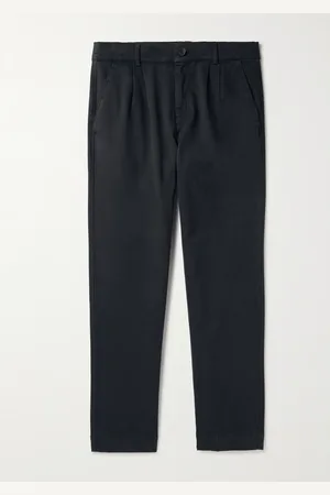 Mr P. Schmal zulaufende Hose aus Twill aus einer Baumwollmischung mit Falten in Stückfärbung - Men - - 28