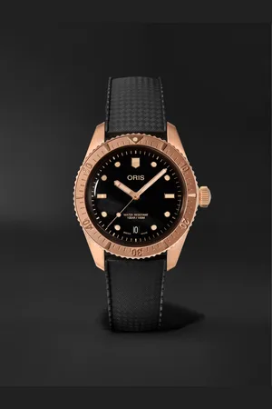 Oris Divers-Sixty Five 38 mm Uhr aus Bronze mit automatischem Aufzug, Ref.-Nr.: 01 733 7771 3154-07 4 19 18BR - Men