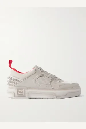 Christian Louboutin Astroloubi Sneakers aus Leder, Veloursleder und Mesh mit Stachelnieten - Men - - EU 44.5
