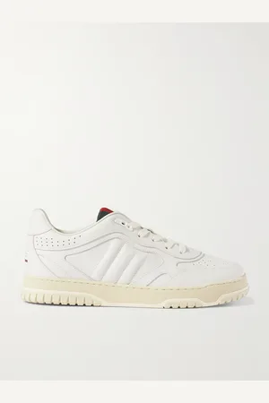 Gucci Re-Web Sneakers aus Leder mit Webband - Men - - UK 6