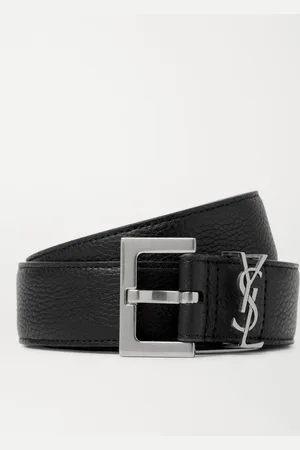 Saint Laurent Gürtel aus vollnarbigem Leder, 3 cm - Men - - EU 85