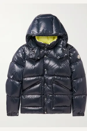 Moncler Coutard Daunenjacke aus gestepptem glänzendem Shell mit Kapuze - Men - - 1