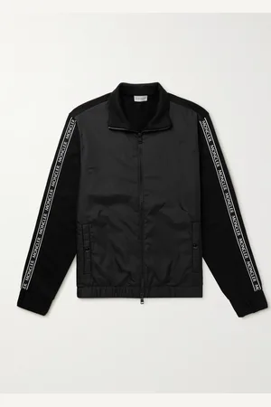 Moncler Logo-Appliquéd Cotton-Jersey and Shell Track Jacket - Men - - S