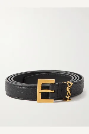 Saint Laurent 2cm Full-Grain Leather Belt - Men - - EU 95