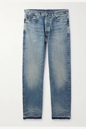 Ralph Lauren Heritage gerade geschnittene Jeans aus recyceltem Denim in Distressed-Optik - Men - - 34W 32L