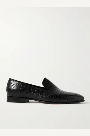 Manolo Blahnik Djan Loafers aus Leder mit Krokodileffekt - Men - - UK 9