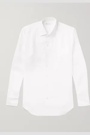 Loro Piana André Hemd aus Flammgarn aus Leinen - Men - - XL