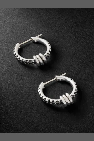 SPINELLI KILCOLLIN Ara Creolen aus Sterlingsilber mit Diamanten - Men