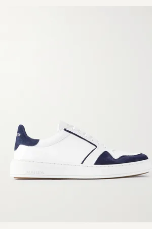 J.M. Weston On Time Oxford Sneakers aus Leder mit Velourslederbesatz - Men - - UK 9