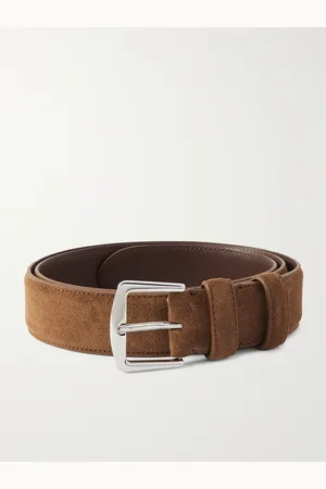 Loro Piana Gürtel aus Veloursleder, 3,5 cm - Men - - EU 100