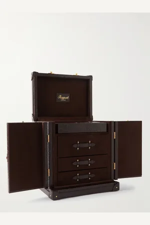 Rapport London Brompton Accessoires-Kasten mit Bezug aus Leder mit Krokodileffekt - Men