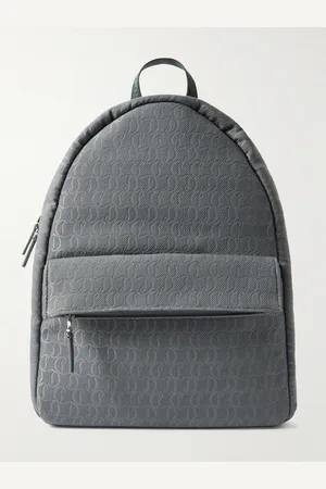 Christian Louboutin Zip N Flap Rucksack aus Baumwoll-Canvas mit Logomuster - Men