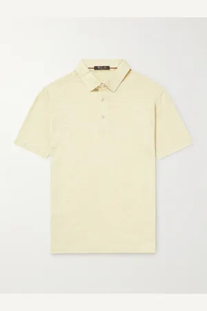 Loro Piana Polohemd aus Leinen-Jersey - Men - - XXL