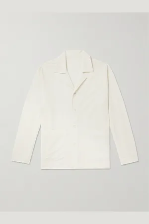 Stoffa Hemdjacke aus Woll-Seersucker - Men - - IT 52