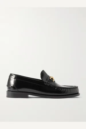 VERSACE Loafers aus Lackleder mit „Horsebit“-Detail - Men - - EU 46