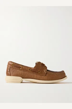 VISVIM Americana II Eye-Folk Bootsschuhe aus strukturiertem Leder - Men - - US 11
