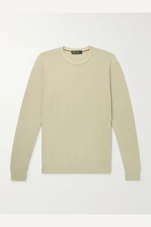Loro Piana Pullover aus Piqué aus einer Baumwoll-Seidenmischung - Men - - IT 48