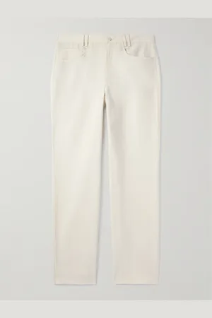 Stoffa Gerade geschnittene Hose aus Twill aus einer Baumwoll-Leinenmischung - Men - - IT 56