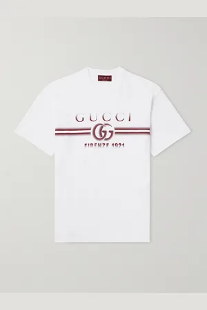 Gucci T-Shirt aus Baumwoll-Jersey mit Logoprint - Men - - M