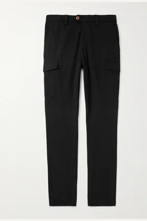 Brunello Cucinelli Gerade geschnittene Cargohose aus Baumwoll-Twill - Men - - IT 52