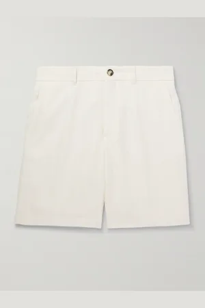 Brunello Cucinelli Gerade geschnittene Bermudashorts aus einer Mischung aus Leinen, Seide, Wolle und Baumwolle - Men - - IT 44
