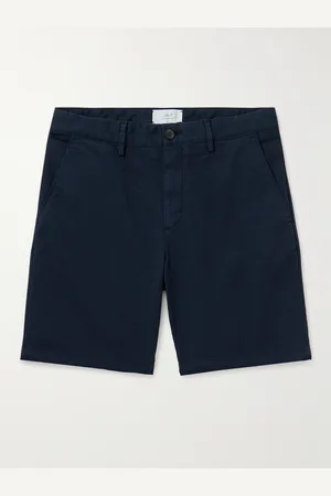 Mr P. Gerade geschnittene Bermudashorts aus Twill aus einer Baumwollmischung in Stückfärbung - Men - - 38