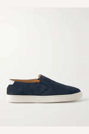 Brunello Cucinelli Slip-ons aus Veloursleder mit Lederbesatz - Men - - EU 41