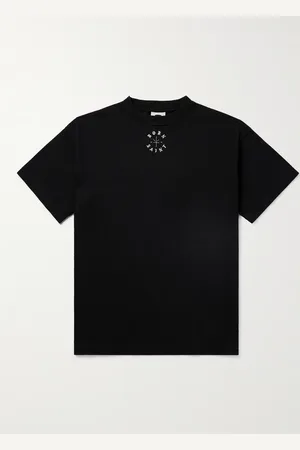 SAINT MXXXXXX Born X Raised T-Shirt aus Baumwoll-Jersey mit Stickerei und Logoprint - Men - - S