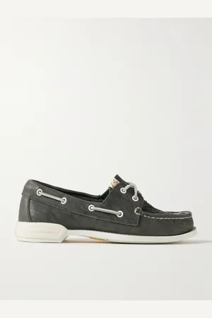 VISVIM Americana II Eye-Folk Bootsschuhe aus strukturiertem Leder - Men - - US 9