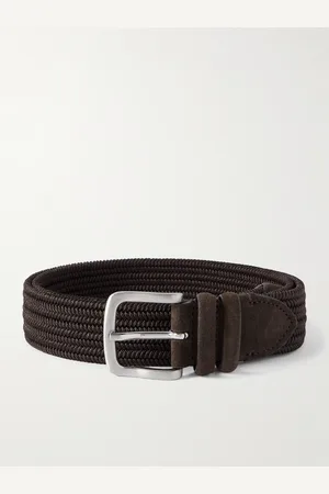 Mr P. Gürtel aus geflochtenem Webstoff mit Velourslederbesatz, 3,5 cm - Men - - EU 105