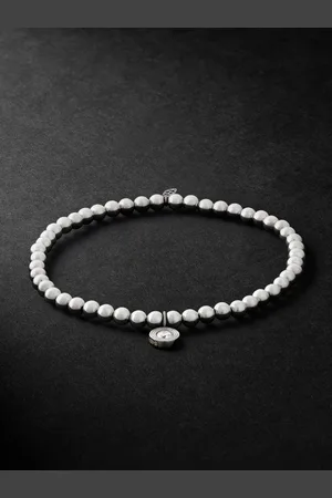 Sydney Evan Armband mit rhodinierten Zierperlen und Diamant - Men