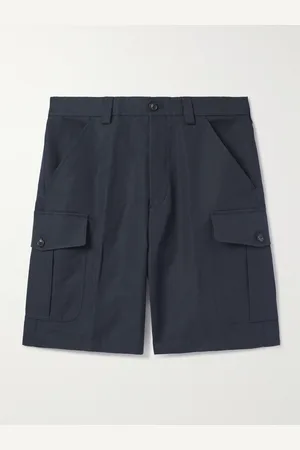 Loro Piana Bizen weit geschnittene Cargoshorts aus Canvas aus einer Baumwoll-Leinenmischung - Men - - IT 58