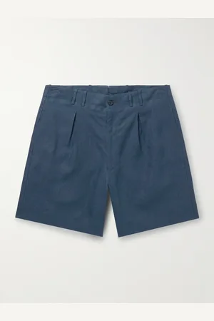 Stoffa Weit geschnittene Shorts aus Leinen mit Falten - Men - - IT 48