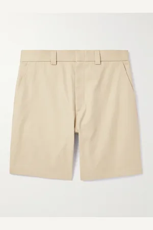 Gucci Gerade geschnittene Shorts aus Baumwoll-Twill mit Webband - Men - - IT 52